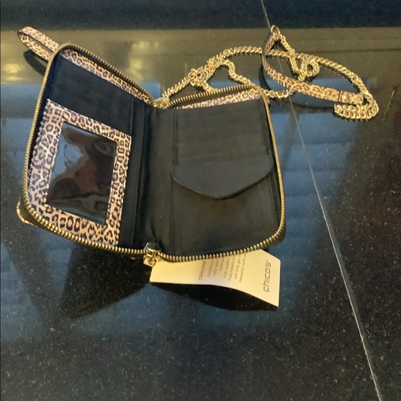 ❤️❤️❤️ Women’s Leopard Wallet/Phone Case Cross Body Purse NWT - Picture 4 of 5